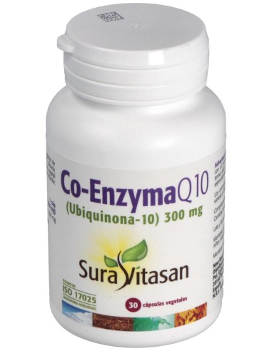 Co-Enzyma Q10 300Mg. Ubiquinona 30Cap.