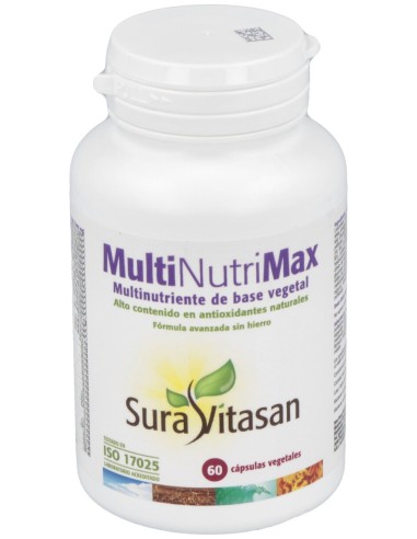 Multi Nutri Max Multinutriente Base Vegetal 60Cap.