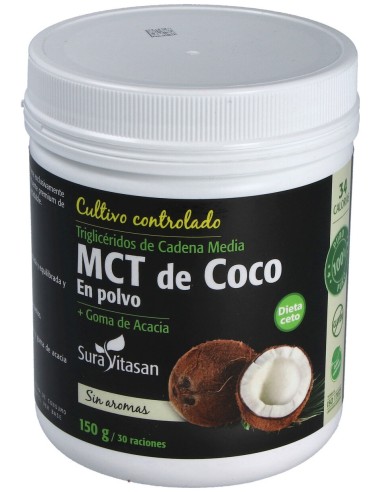 Mct De Coco Polvo 150Gr.