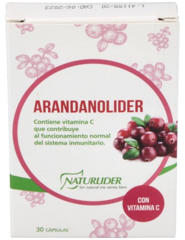 Arandanolider Arandano Rojo Americano 30Cap,