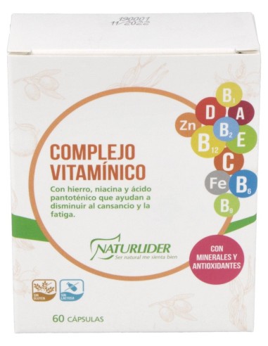 Naturlider Complejo Vitaminico 60 Caps