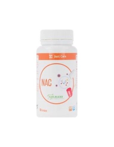 Nac N-Acetil-L-Cisteina 600Mg. 60Cap.Veg