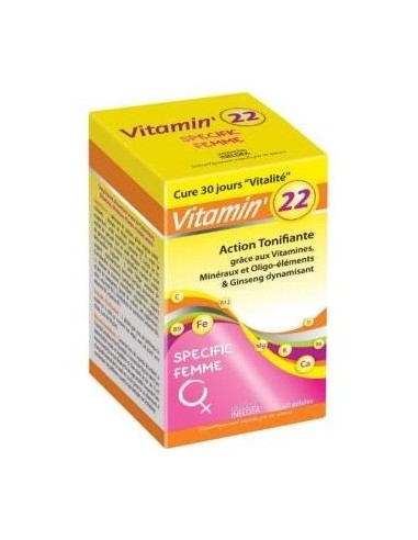 Vitamin 22 Vitaminas-Olig-Plantas Mujer 60Cap.