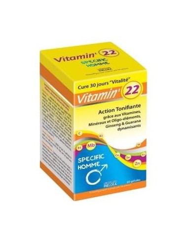 Vitamin 22 Vitaminas-Oligo-Plantas Hombre 60Cap.