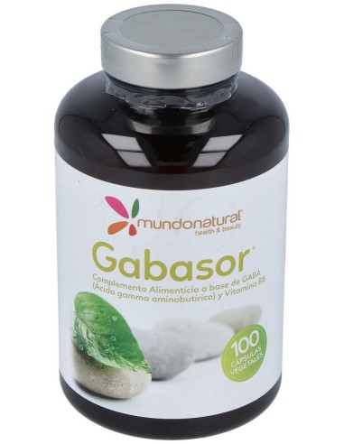 Mundo Natural Gabasor 750 Mg Con B6 100 Cap