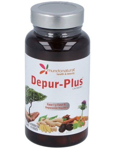 Mundo Natural Depur Plus 60 Capsulas