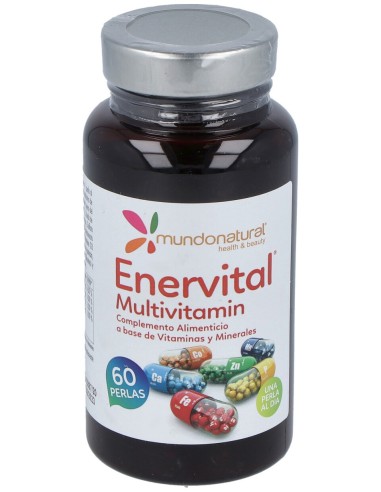 Mundo Natural Enervital Multivitam 60Cap