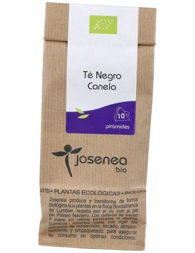 Josenea Te Negro Con Canela Bio B-10 Piramides 20G