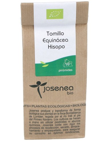 Josenea Tomillo,Echinacea Y Hisopo Bio 10 Piramides