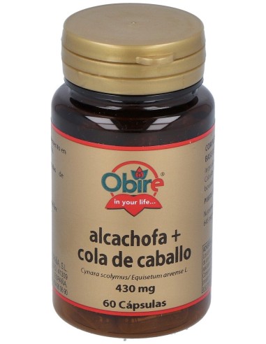 Obire Alcachofa + Cola De Caballo 300Mg 60Caps