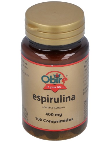 Obire Espirulina 400Mg 100Comp