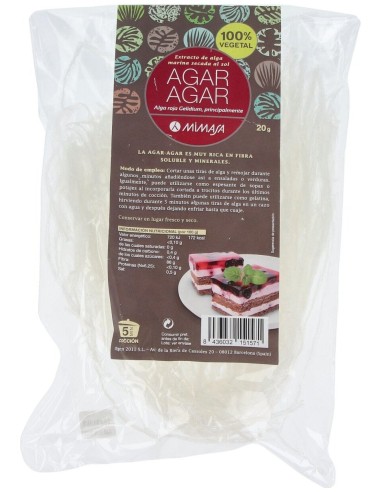 Mimasa Algas Agar Agar Tiras 20G