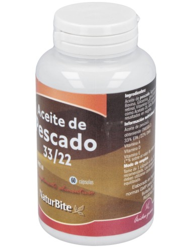 Naturbite Aceite De Pescado 1000Mg 60Caps