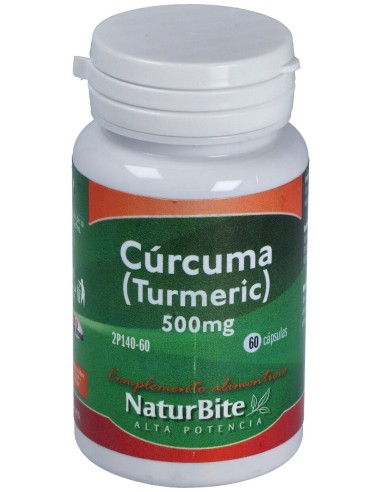 Naturbite Turmeric Curcuma 500Mg 60Caps