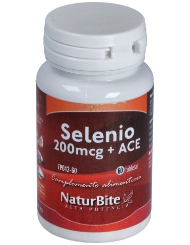 Naturbite Selenio 200Mcg + Ace 60 Tabletas