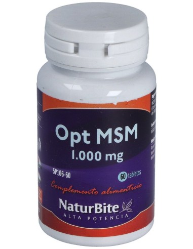 Naturbite Opt Msm 1000Mg 60Caps