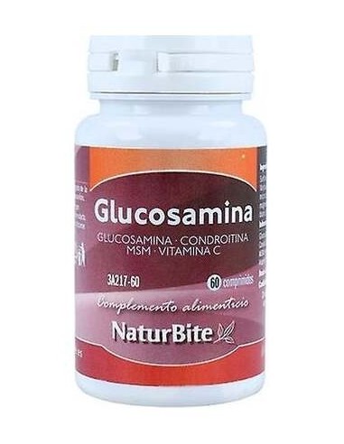 Naturbite Glucosamina Condroitin Msm Vit C 60Comp