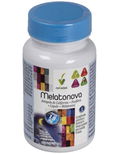 Novadiet Melatonova 60Caps