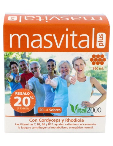 Vital 2000 Masvital Plus 20 Sobres