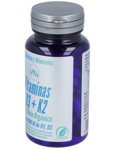 Ynsadiet Vitamina D3+K2+Silicio 90Cap