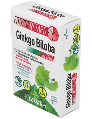 Ynsadiet Fitosol Retard Ginkgo Biloba 30Comp