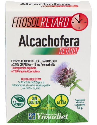 Fitosol Retard Alcachofera 30Comp.