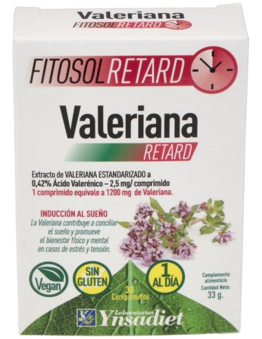 Ynsadiet Fitosol Retard Valeriana 30Comp