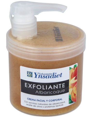 Ynsadiet Crema Corporal Exfoliante Albaricoque 500Ml