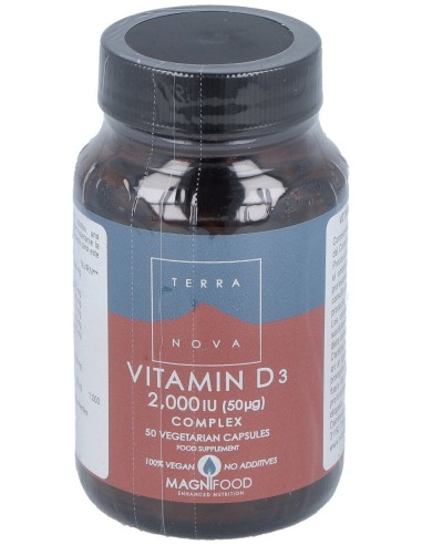 Vitamina D3 2000Ui 50Vcaps.