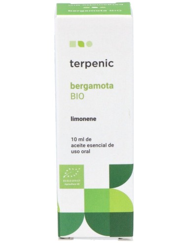 Bergamota Aceite Esencial Alimentario Bio 10Ml.