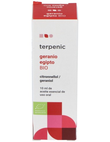 Geranio Aceite Esencial Alimentario Bio 10Ml.