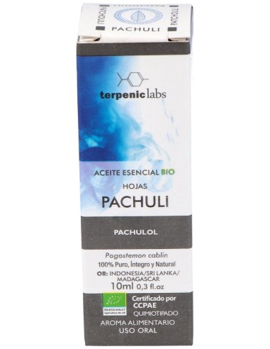 Patchuli (Pachuli) Aceite Esencial Bio 10Ml.