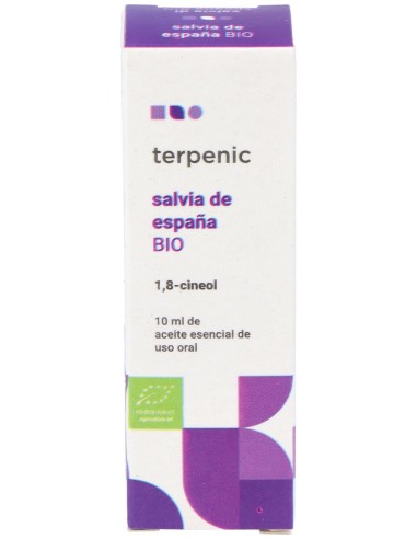 Salvia España Aceite Esencial Alimentario Bio 10Ml