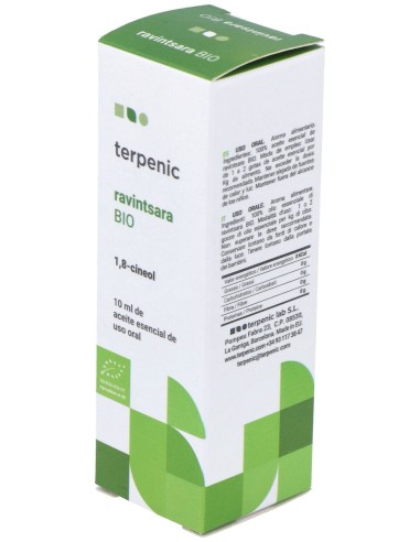 Ravintsara Aceite Esencial Alimentario Bio 10Ml.