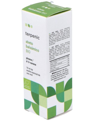 Terpenic Aceite Esencial Abeto Balsámico Bio 10Ml