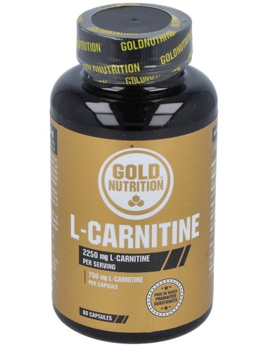 Gold Nutrition L Carnitina 750Mg 60Caps