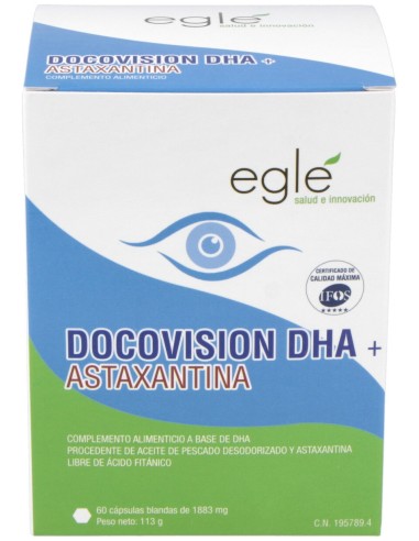 Docovision Dha + Astaxantina 60Cap.