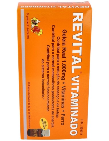 Revital Vitaminado Jalea Real 1000Mg 20Amp Bebibles