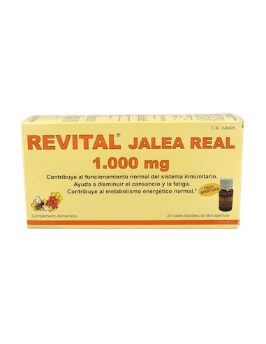 Revital Jalea Real Ampollas Bebibles 20Uds