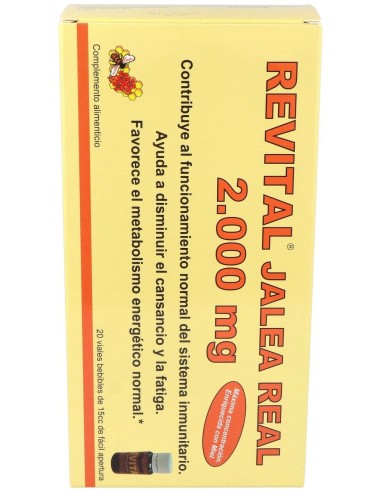 Revital Jalea Real 2000Mg 20 Ampollas Bebibles
