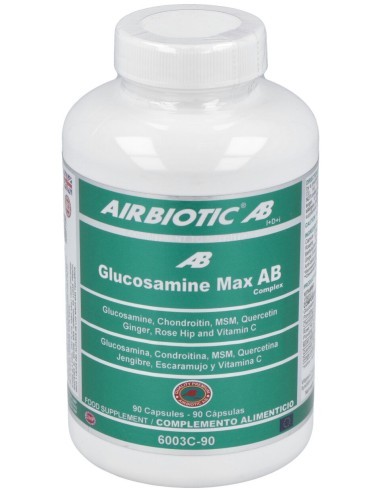 Airbiotic Glucosamine Max Ab Complex 90 Cápsulas