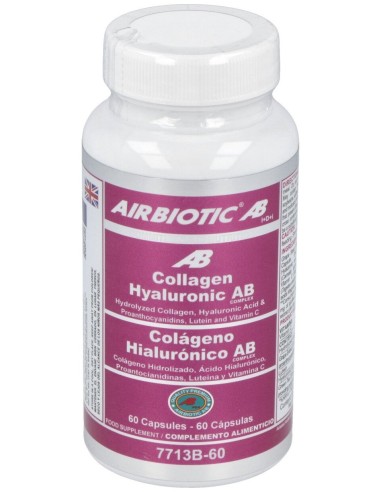 Airbiotic Colágeno Hialurónico Ab Complex 60 Cápsulas