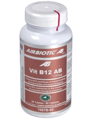 Airbiotic Vit. B12 Ab 1000 Mg 60 Tabletas