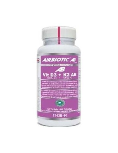 Airbiotic Vit D3 + K2 60Comp