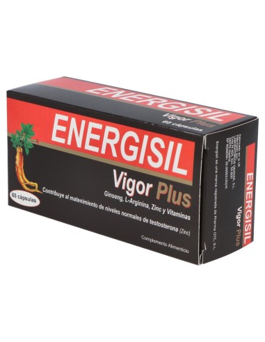 Energisil Vigor Plus (Ginseng+Arginina) 60Cap.