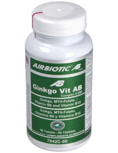 Airbiotic Ginkgo-Vit Ab Complex 6.000 90 Tabletas