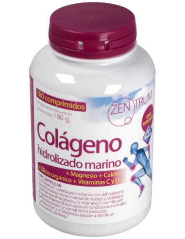 Zentrum Colageno Hidrolizado Con Magnesio 180Comp.