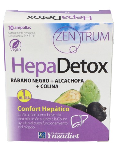 Zentrum Hepa Detox 10 Ampollas