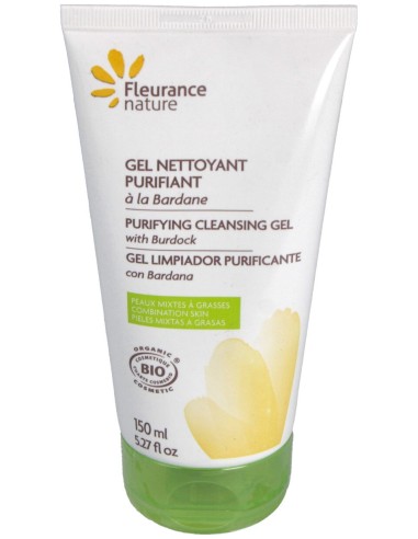 Fleurance Nature Gel Nettoyant Purifiant A La Bardane Bio 150Ml