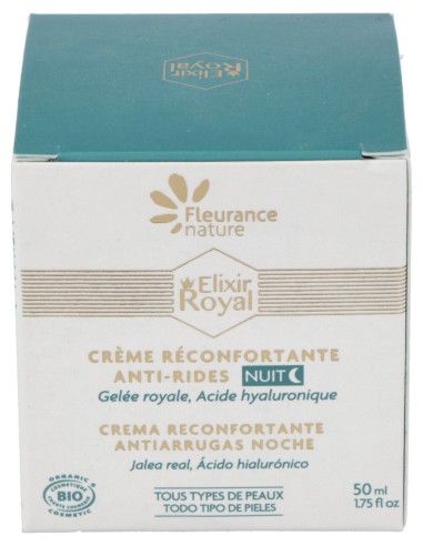 Fleurance Elixir Royale Crème Réconfortante Anti-Rides Nuit 50Ml